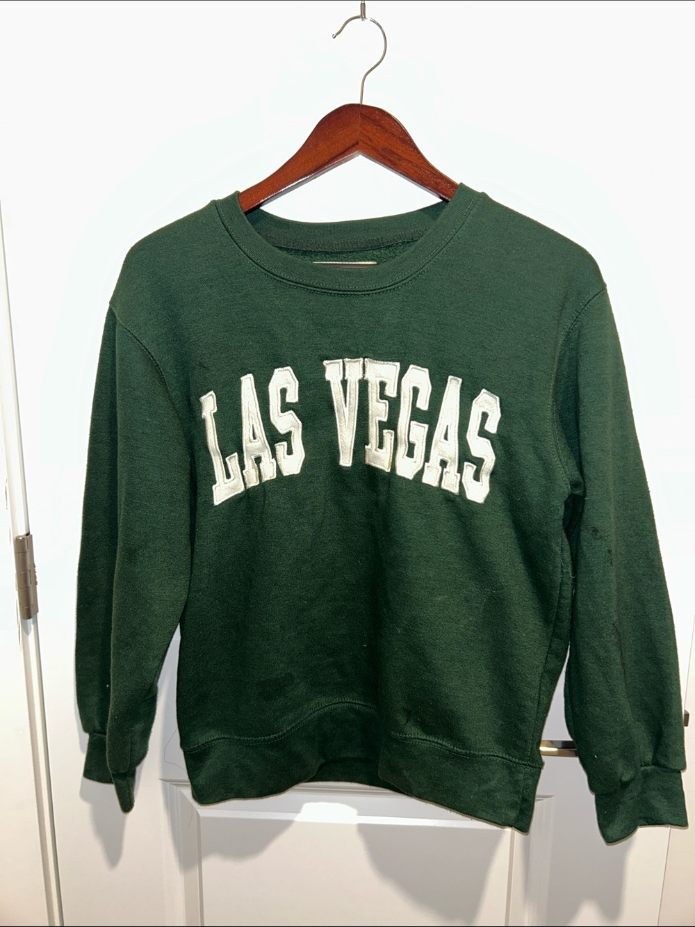 Unisex Forest Green 'Las Vegas' Crewneck Sweatshirt